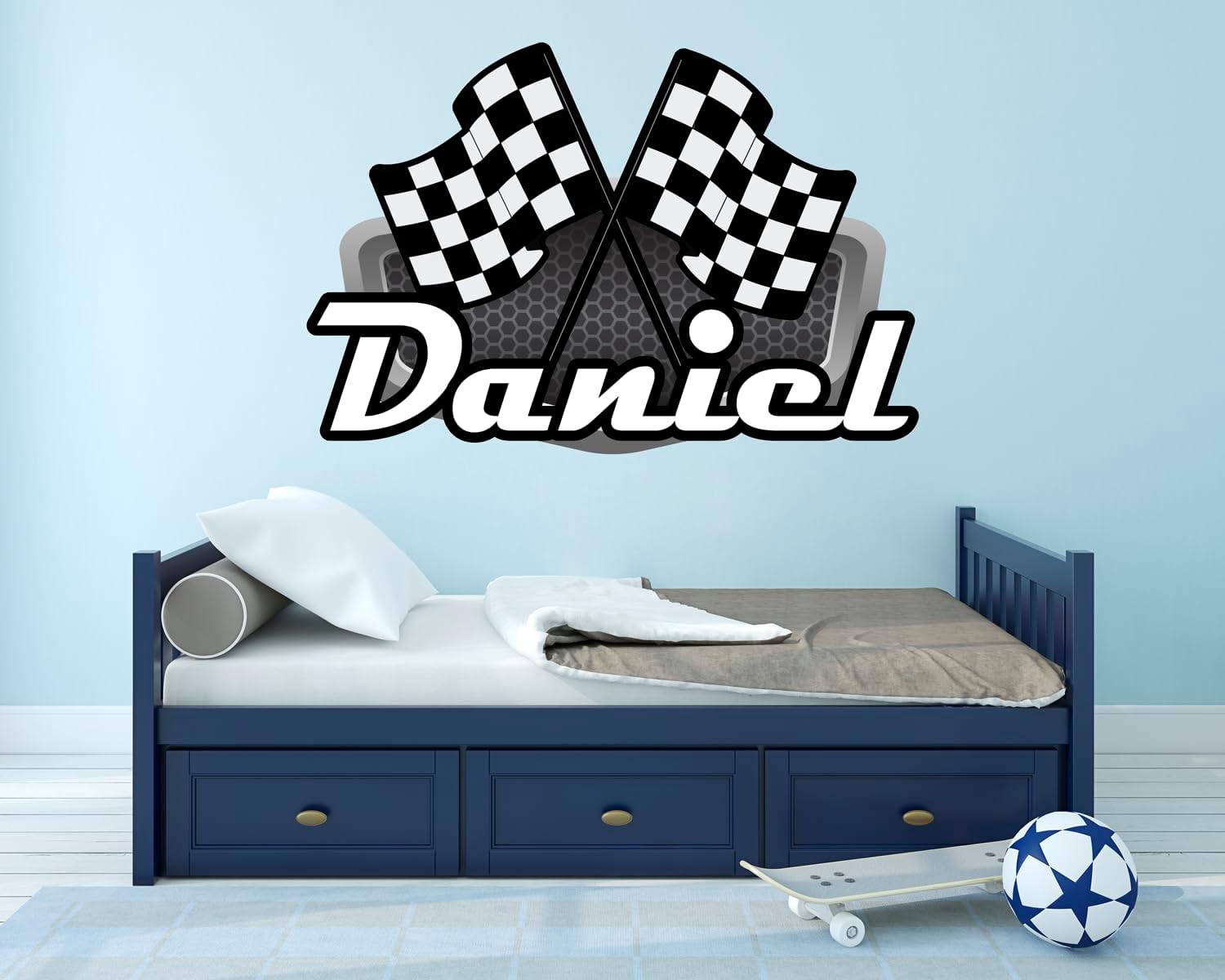 Racing Wall Decal Sticker Art