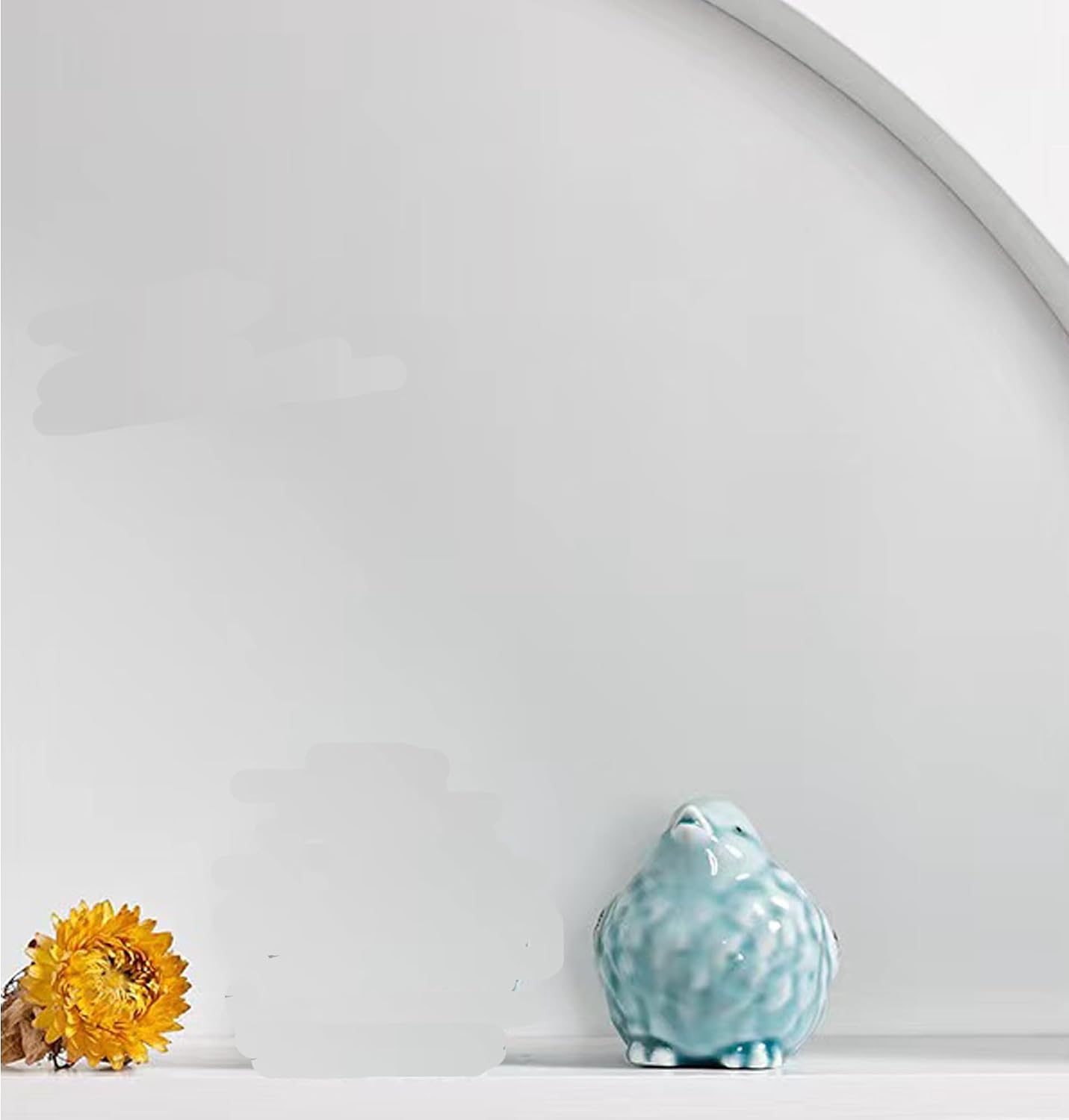 Ceramic Birds Statues Home Decor Modern Style Decorative Ornaments Animal Figurines / Light Blue A