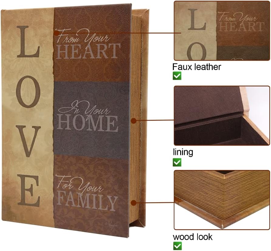 Decorative Book Boxes / Love