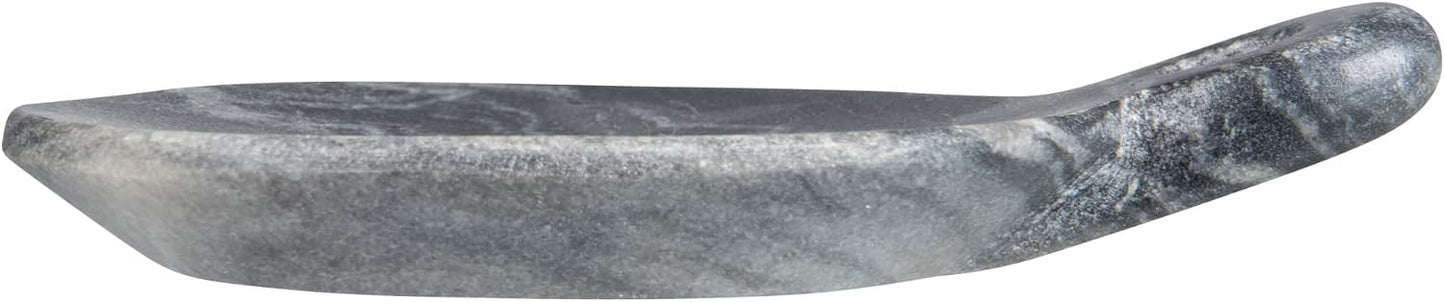 Creative Co-Op Hand-Carved Marble Dish / Gray / 5 x 4