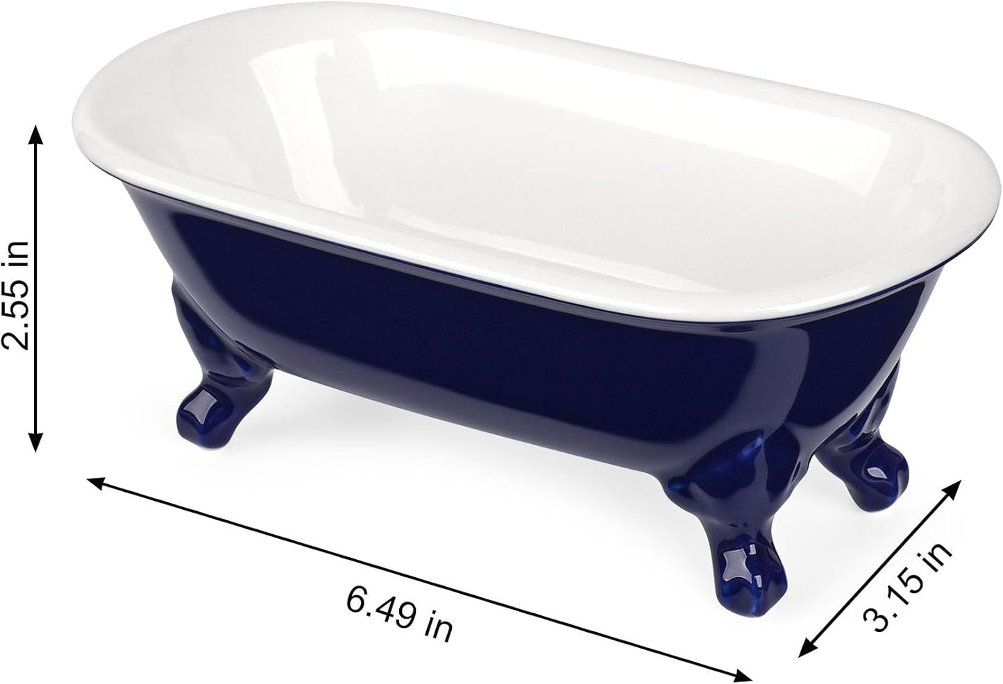 Kitchen Sponge Holder and Shower Tray / Navy Blue