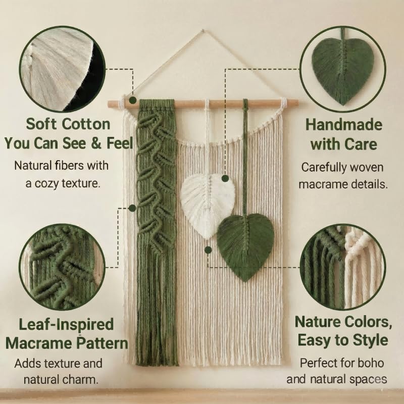 Modern Wall Art / Vertical Leaf