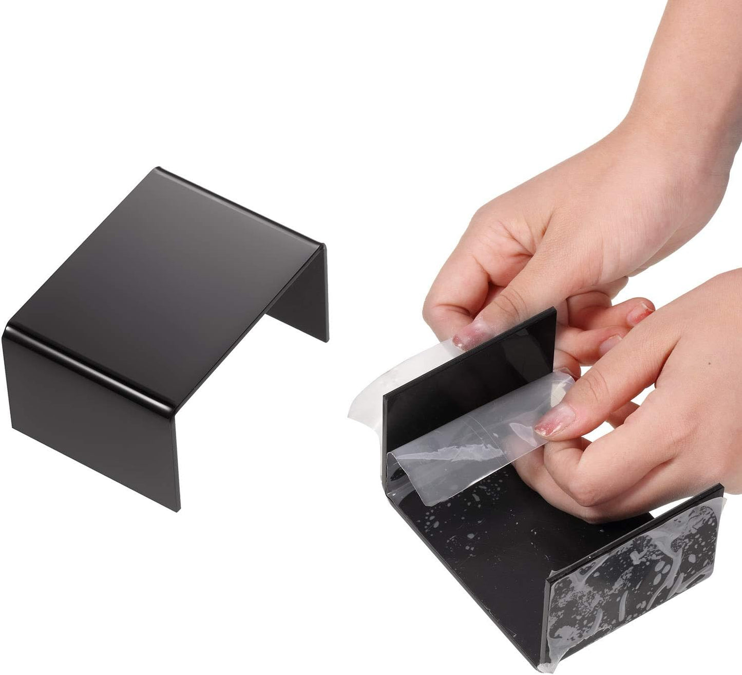 Product Stand / Acrylic Display Risers / Black / Small Set / Set of 2