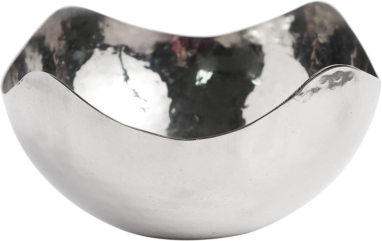 LED Candles / Finish Metal Bowl Diameter / 5.75"D x 4 Count / Silver / 5.75 Inch / Set of 4