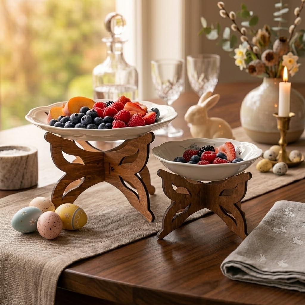 Dining Table Serving Stand Set