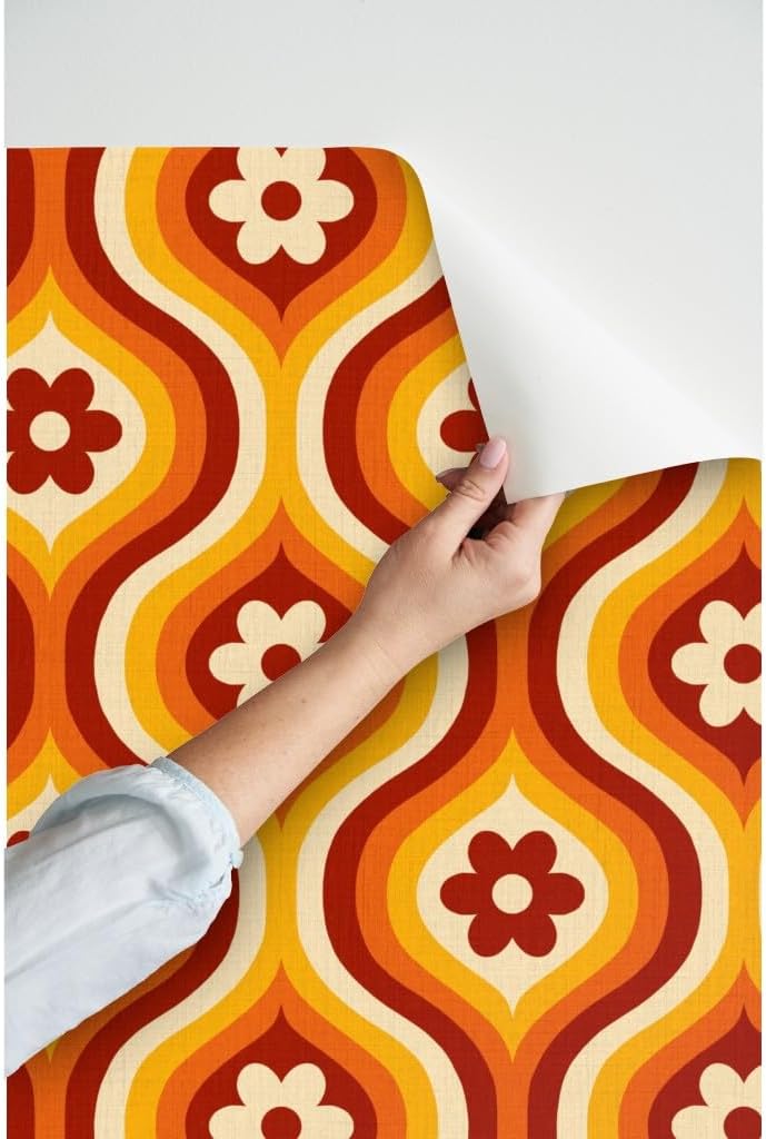 Peel & Stick Wallpaper Swatch / 24 x 12 / Yellow