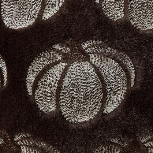 DFXSZ Fall Pillow Covers 20x20 Brown Pumpkin Plush Autumn Home Decor 093E20