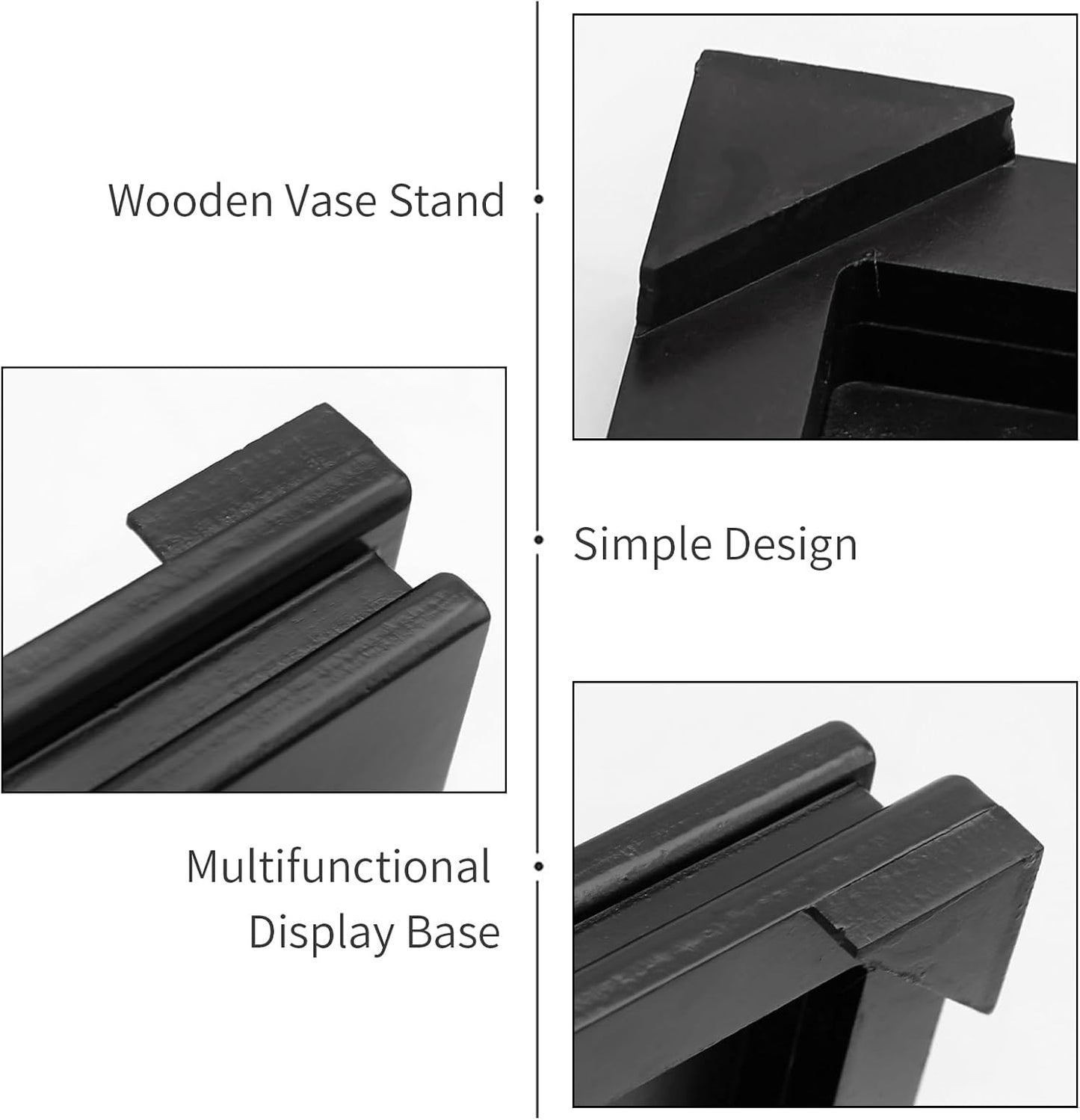 Wooden Display Stand Square Display Base Display Risers Square Vase Riser Teapot Aquarium / Wood