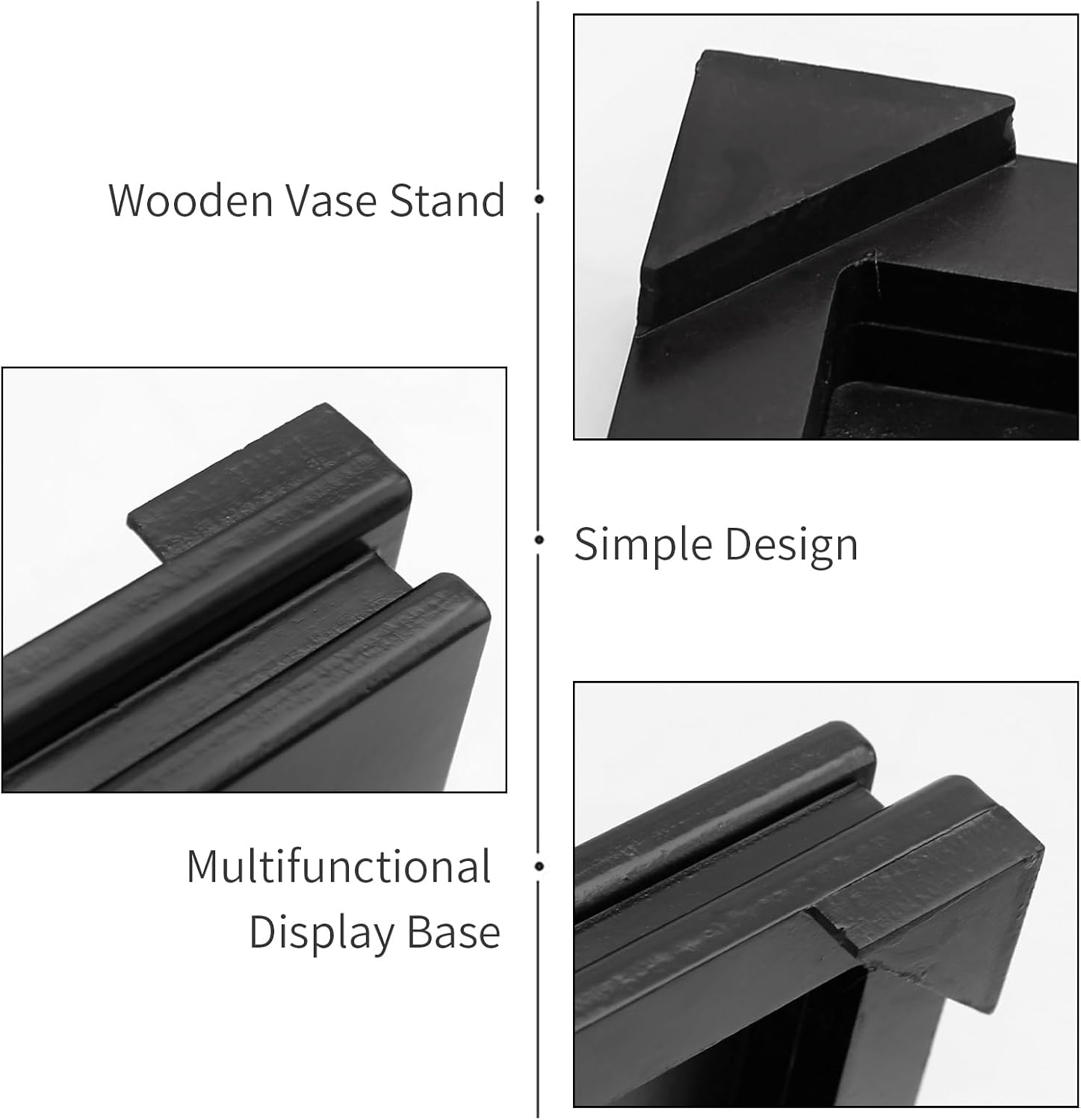 Wooden Display Stand Square Display Base Display Risers Square Vase Riser Teapot Aquarium / Wood
