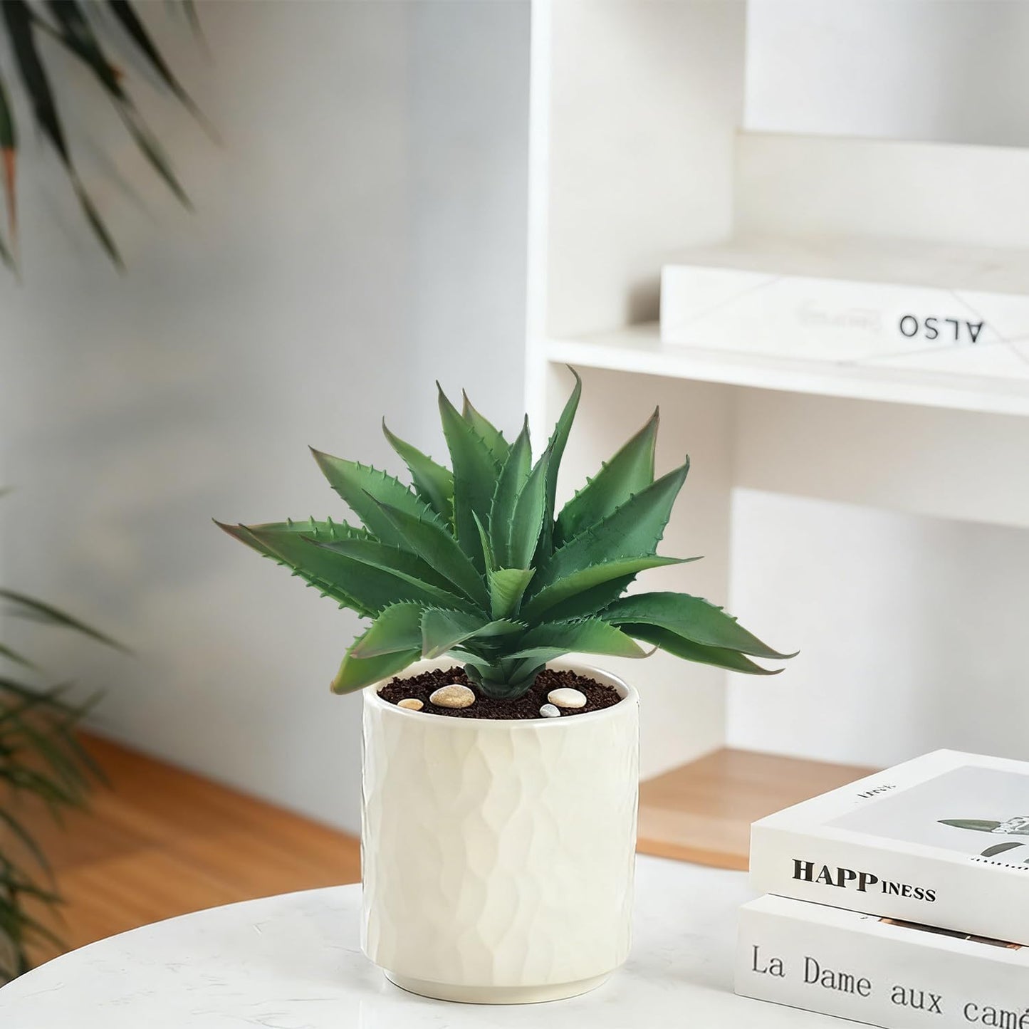 Artificial Aloe Vera Plant / Green / 11 Inch