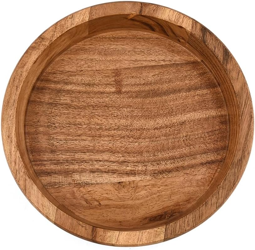 Decorative Bowl Acacia Wood Wooden Catchall Bowl for Entryway / 8 x 8 x 2.5