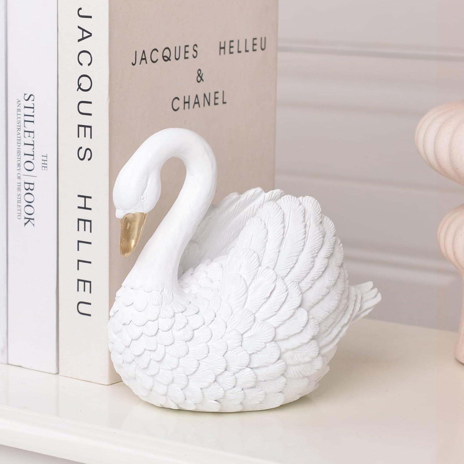 Resin Book Ends / White