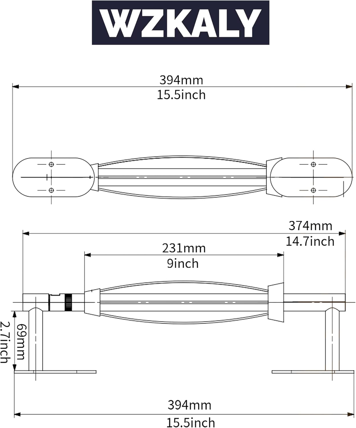 Paper Towel Holder Under Cabinet with Damping Single Hand Operable | 304 Stainless Steel Brushed Nickel Post Pivoting