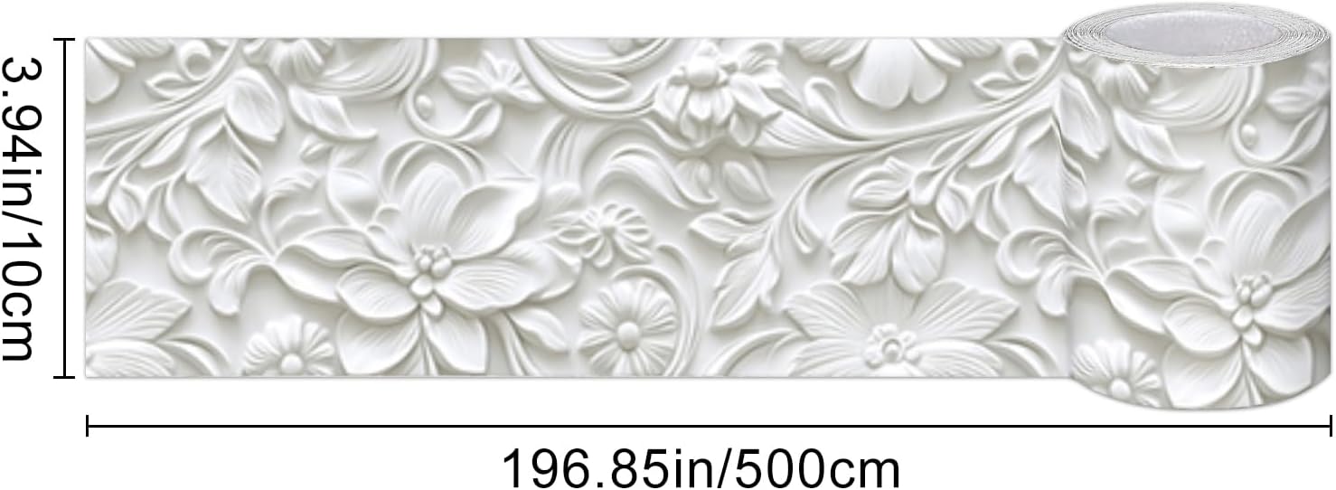 Wallpaper Border Peel and Stick Decorative Wall Trim Self Adhesive / Wall Border Decoration8