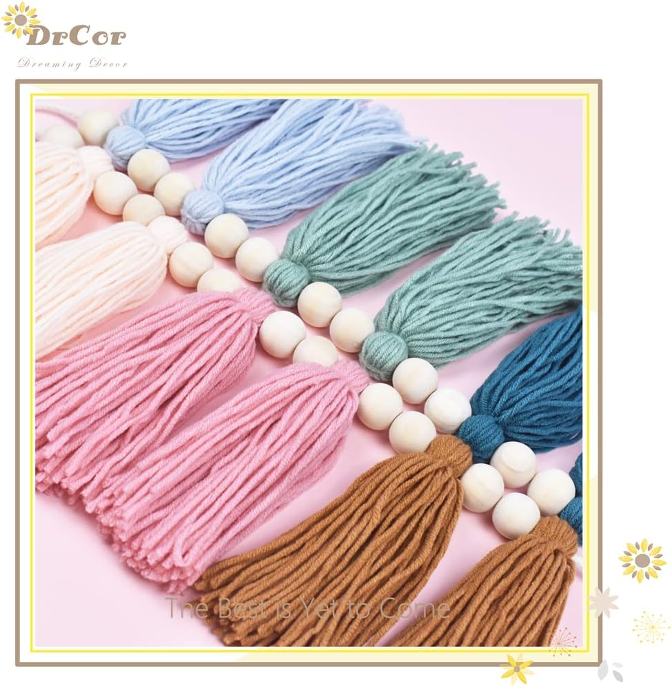 DrCor Boho Tassel Garland / Earth Tone