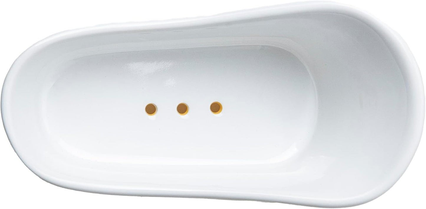 Decorative Bar Soap Holder / Yellow