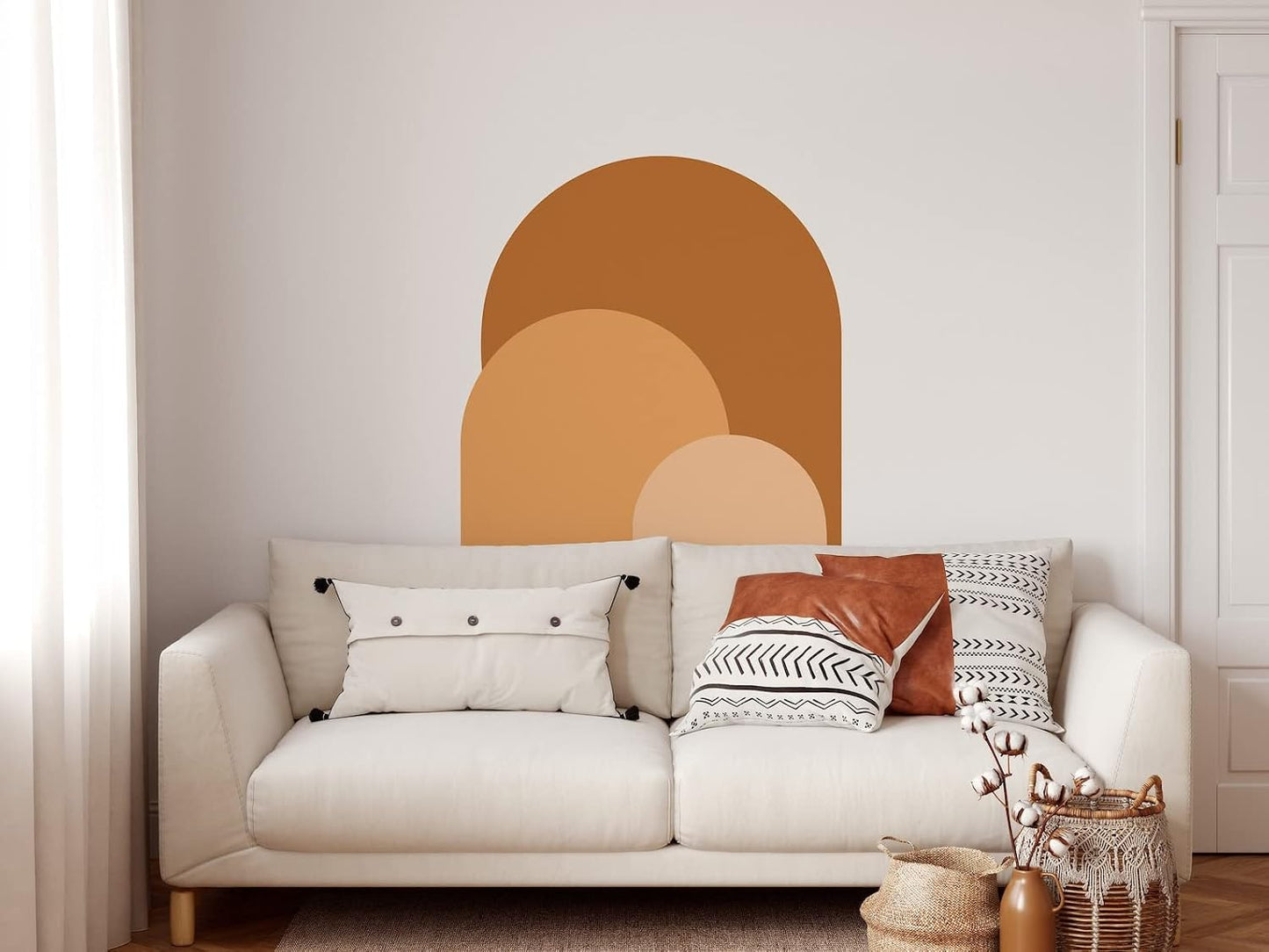 Modern Arch Wall Decal / 48"W x 72"H