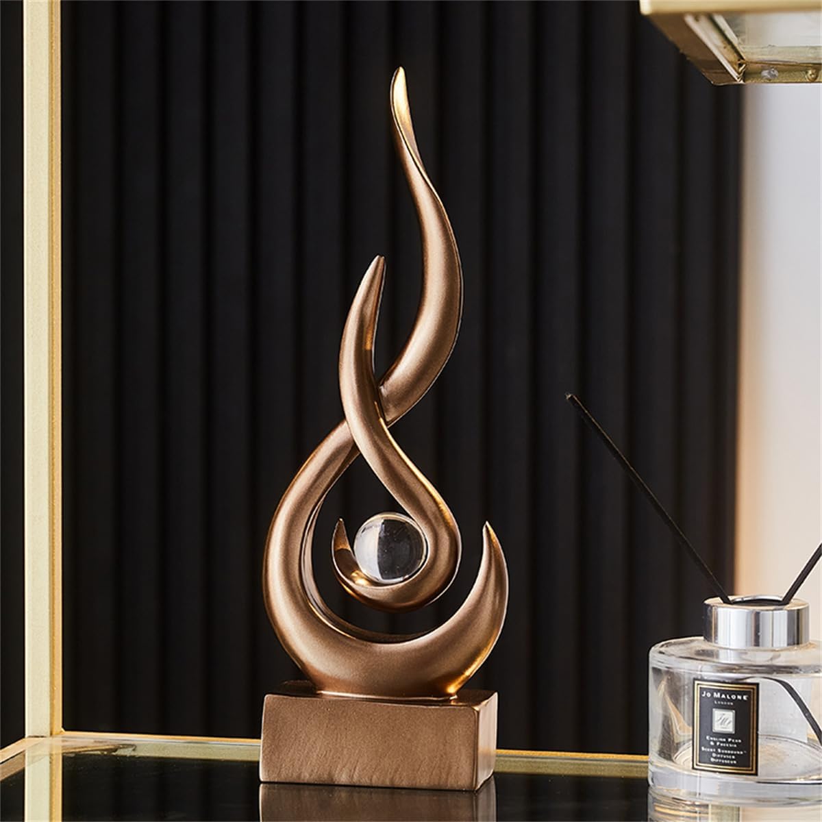 Abstract Art Deco Decor Statues / Bronze