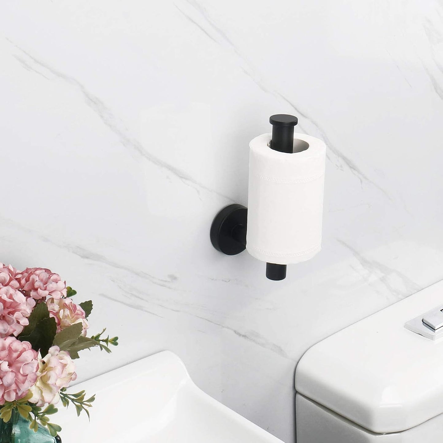NearMoon Bathroom Toilet Paper Holder, Premium SUS304 Stainless Steel Rustproof Wall Mounted Toilet Roll Holder for