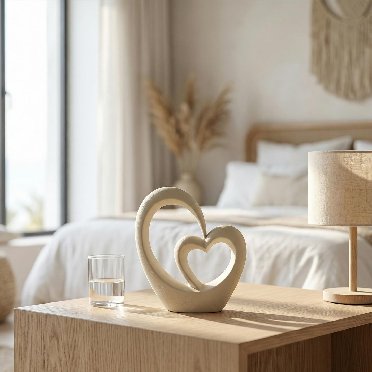 Ceramic Statue Home Decor Aesthetic Abstract Brushed Finish Sculpture Modern Decorative Statues