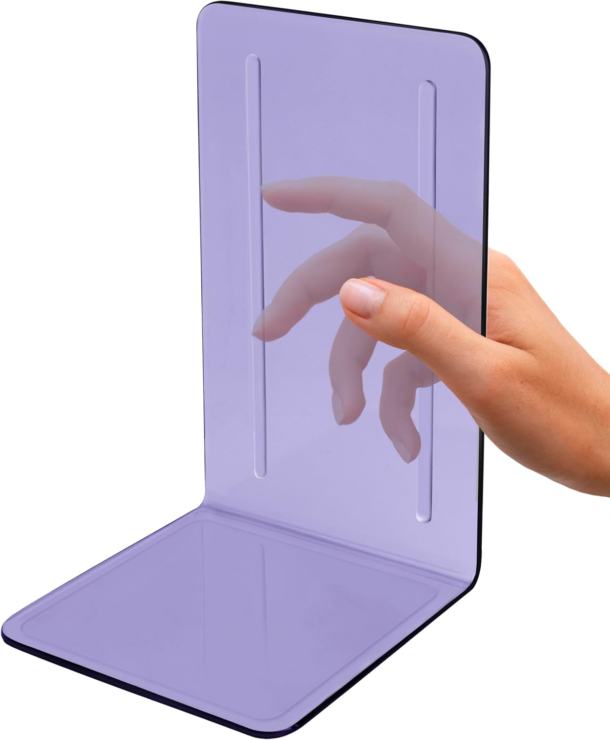 Plastic Bookends / Clear