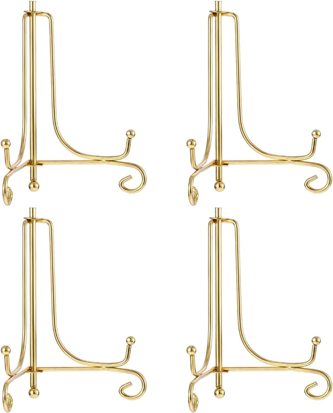 Photo Frames / Display Stand / Gold / Set of 4