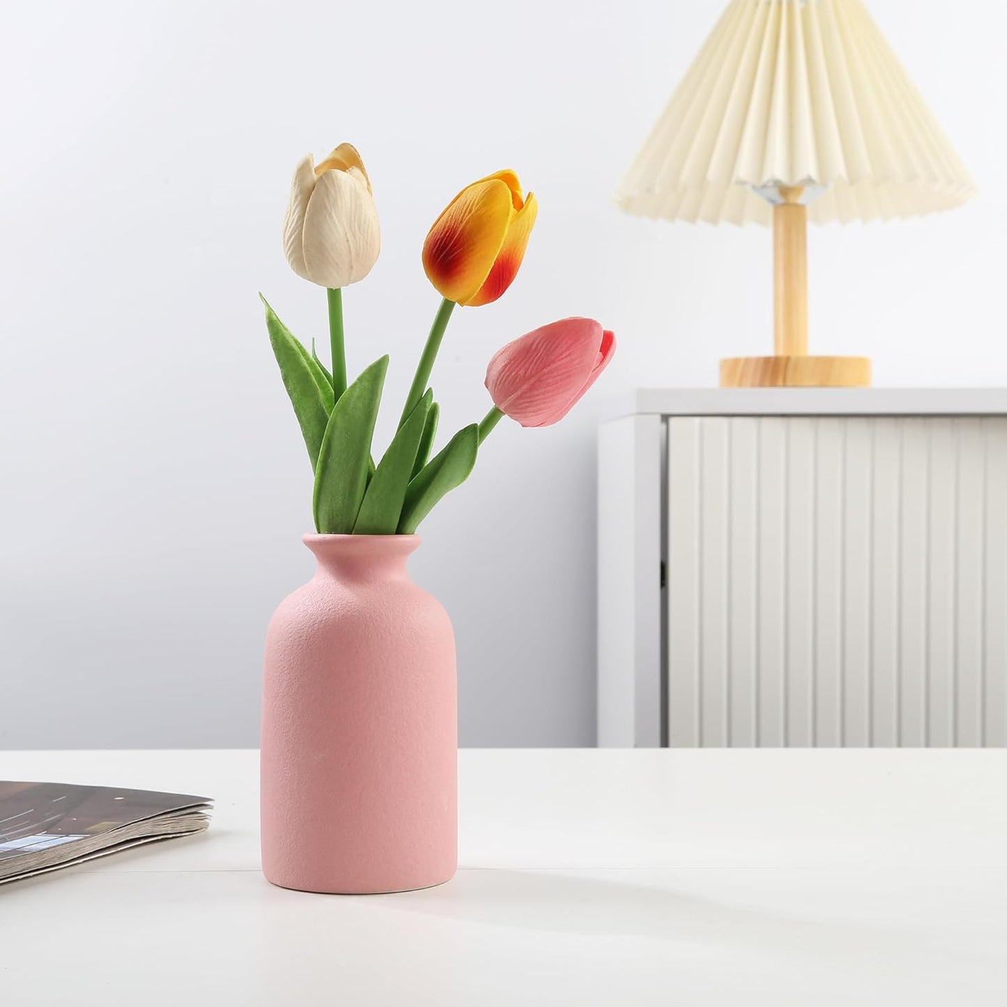 Ceramic vase Dry Flower Vases / Pink / Small