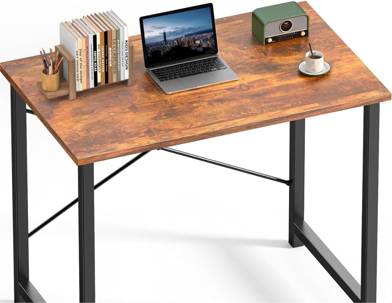Adjustable Desktop Bookshelf Wooden Table Top Bookshelf Retro Mini Book Shelf Desk Organizer Magazine Files Letters