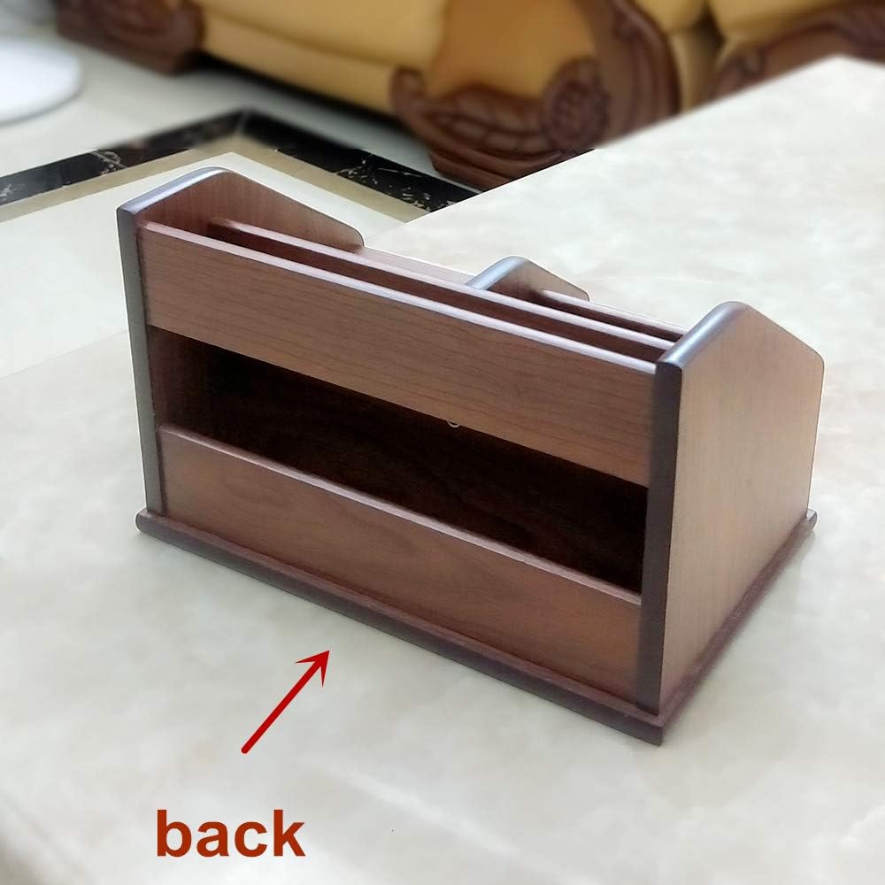 N Desk organizer wood with small drawer Office and Home organization like remote control holder pencil holder HeBen1029