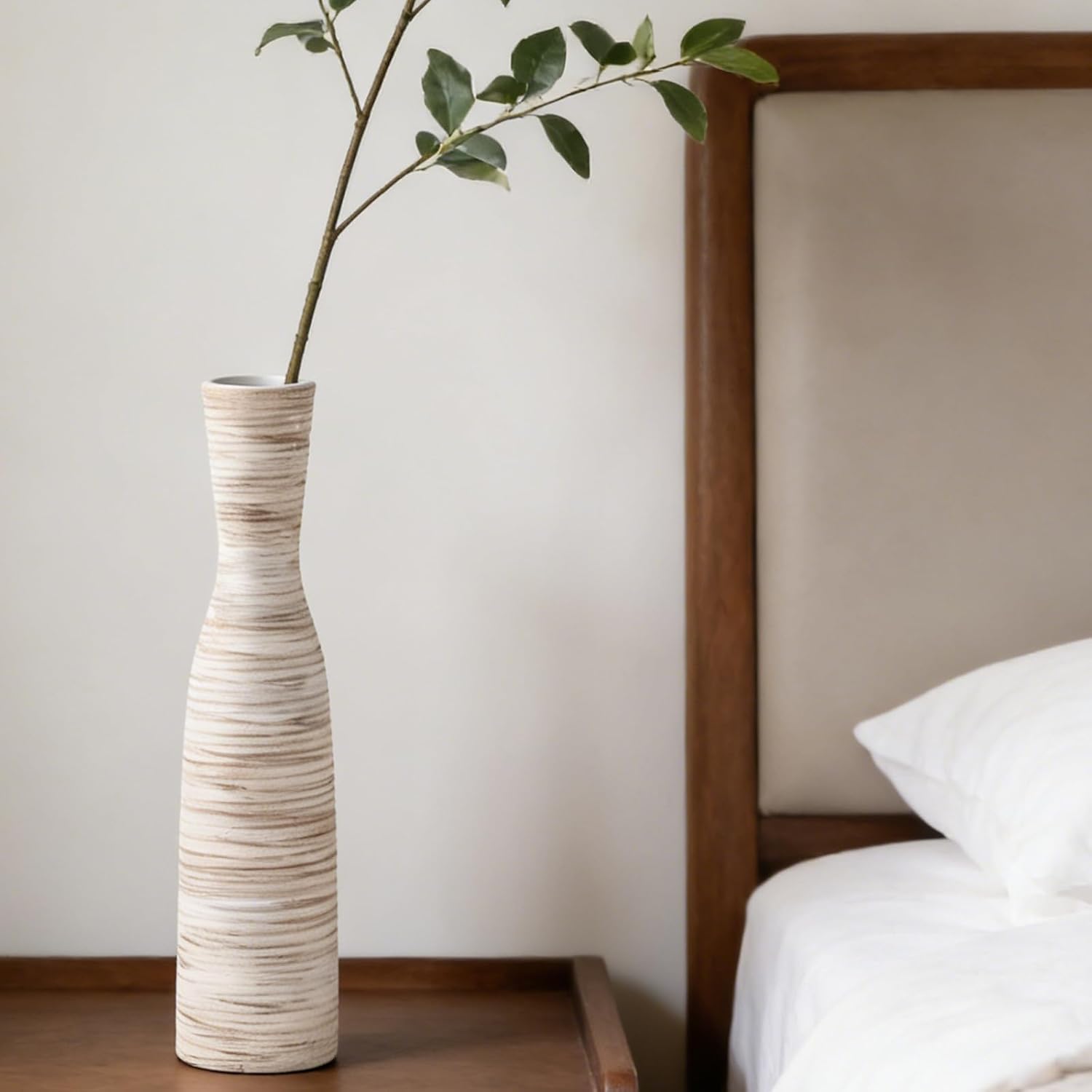 Decorative Thin Pampas Grass Vases / Bow-white-20