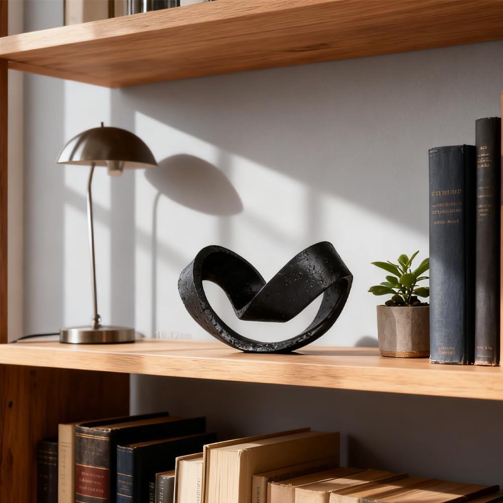 Multi-Angle Abstract Art Statue / Black