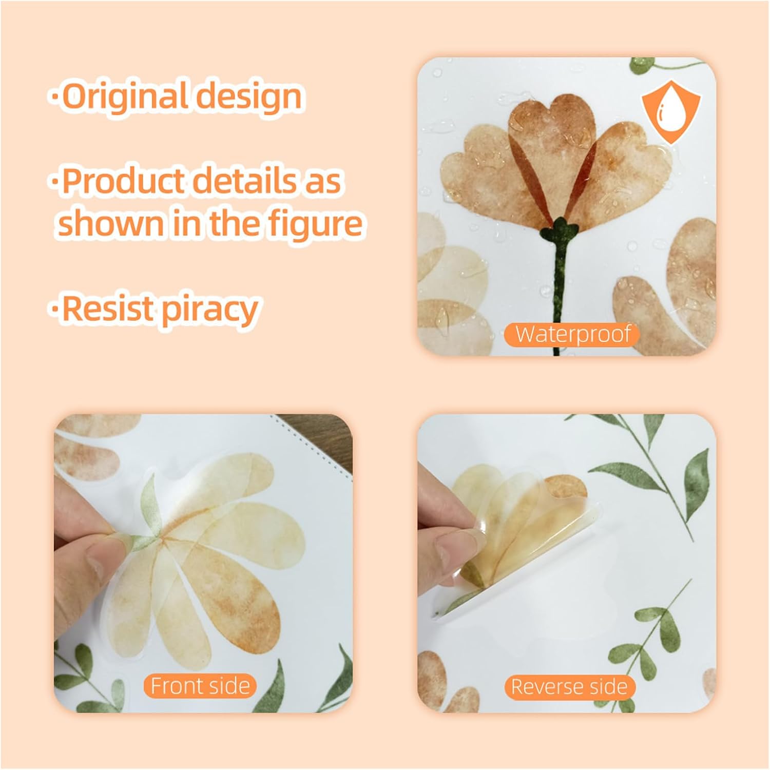 Boho Flower Wall Decals / Daisy
