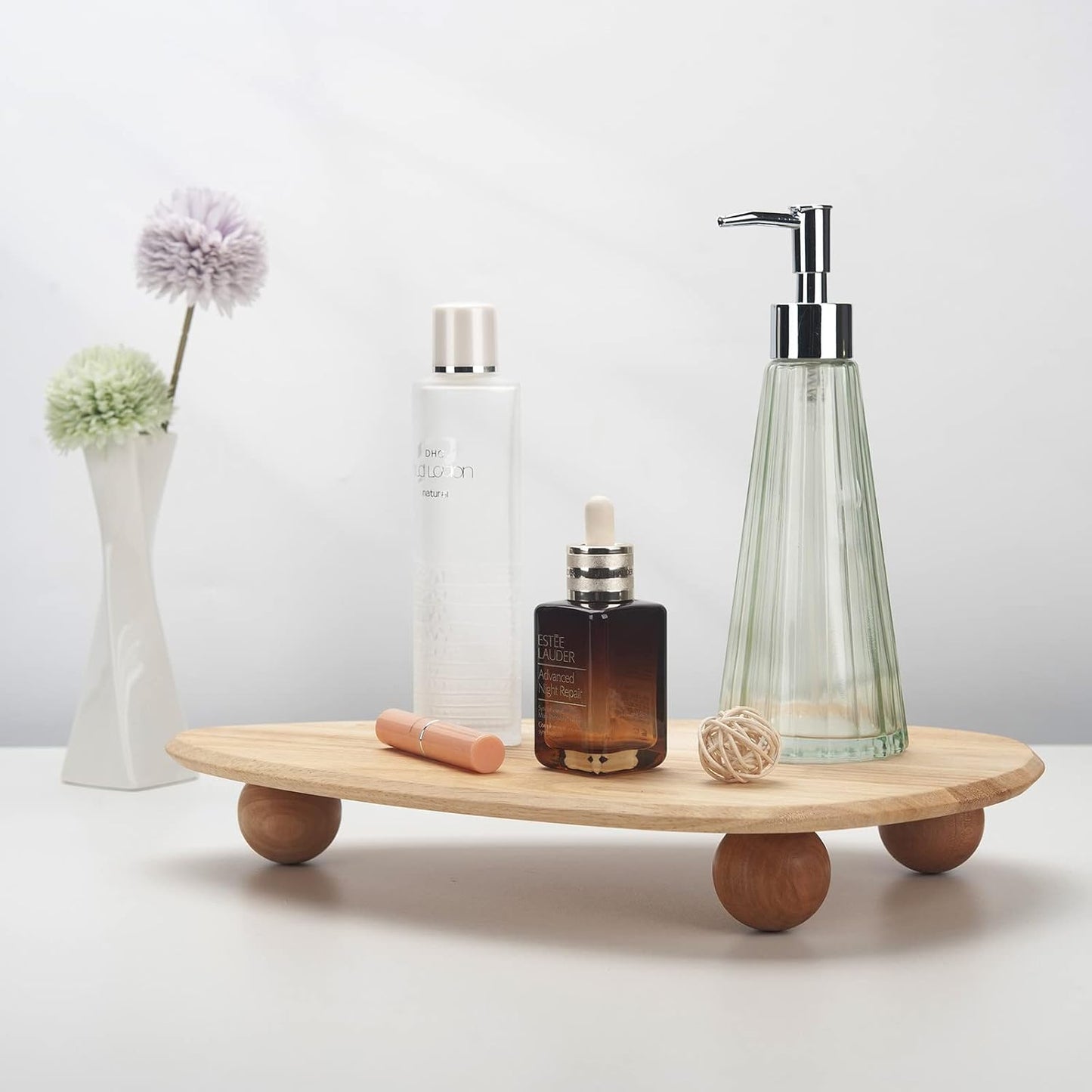 Wooden Pedestal Stand for Decor