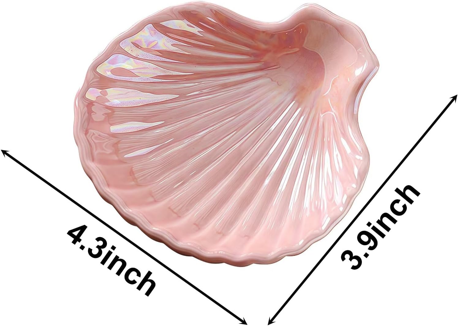 Iridescent Surface Jewelry Tray / Pink