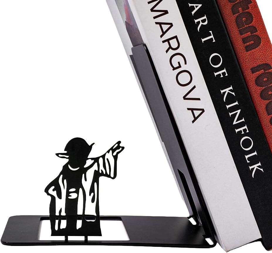 Heavy-Duty Metal Bookend / New Master / Black