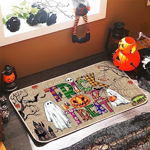 Ceenna Halloween Door Mat Welcome Mat for Front Door,Novelty