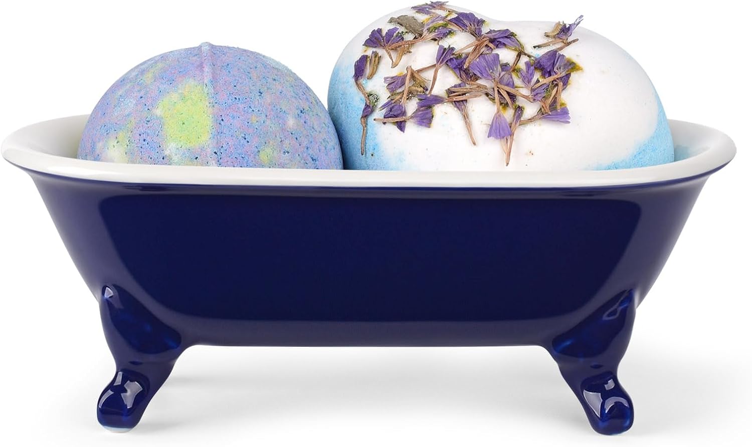 Kitchen Sponge Holder and Shower Tray / Navy Blue
