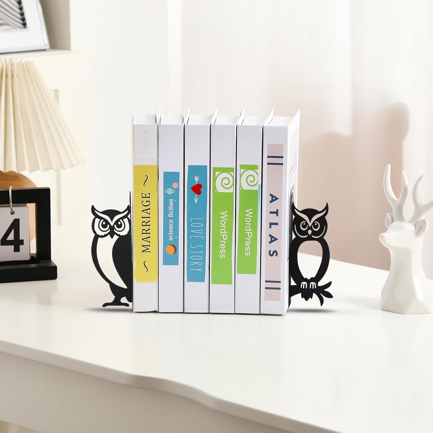 Owl Bookends / Owls / Black / Set of 2
