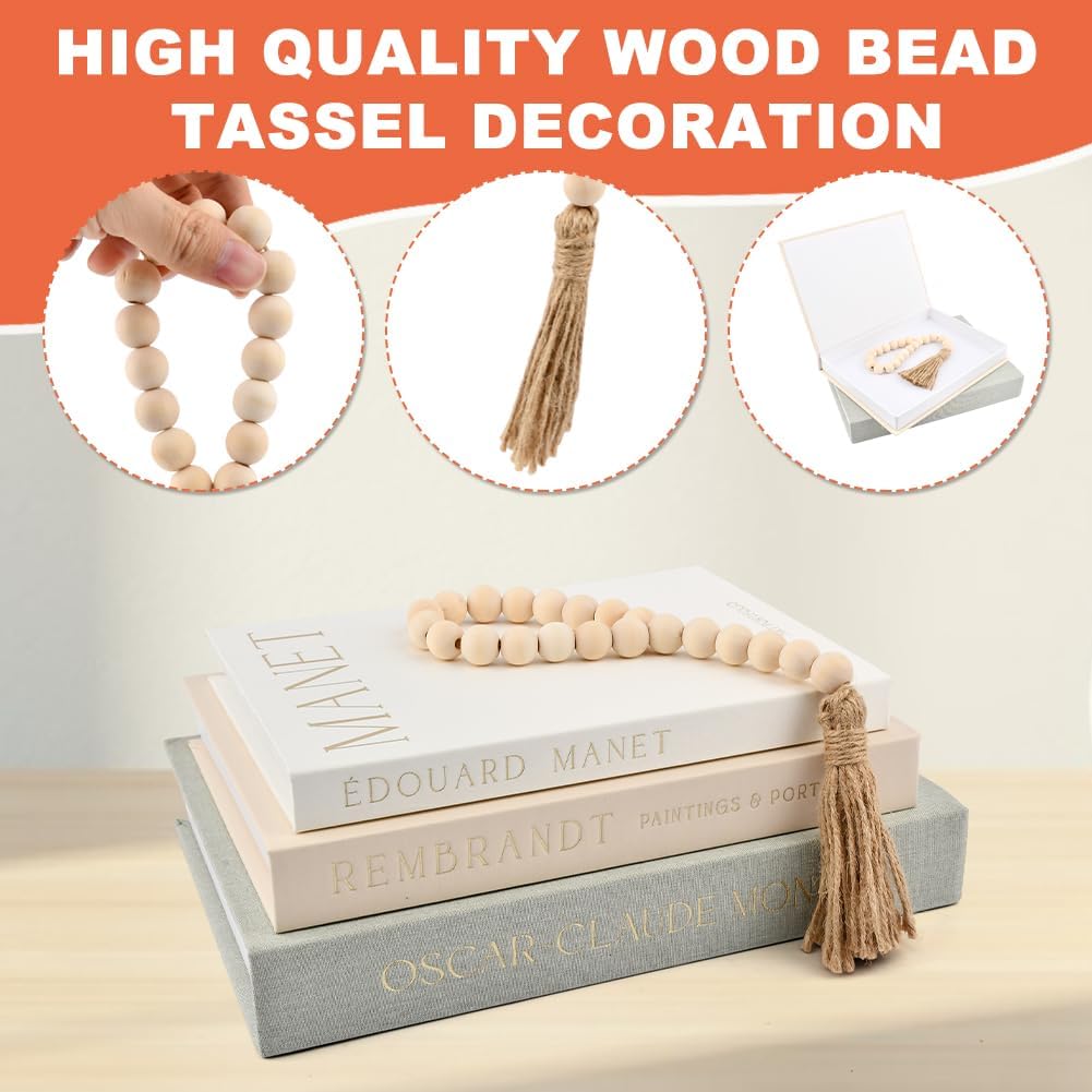 Linen Faux Book Decor Storage Boxes / Set of 3