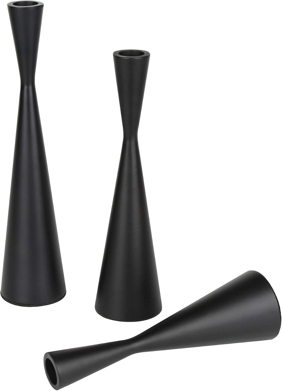 Vixdonos Taper Candlestick Holders Metal Candle Holders Set of 3 Table Decorative Candle Stand for Wedding, Dinning