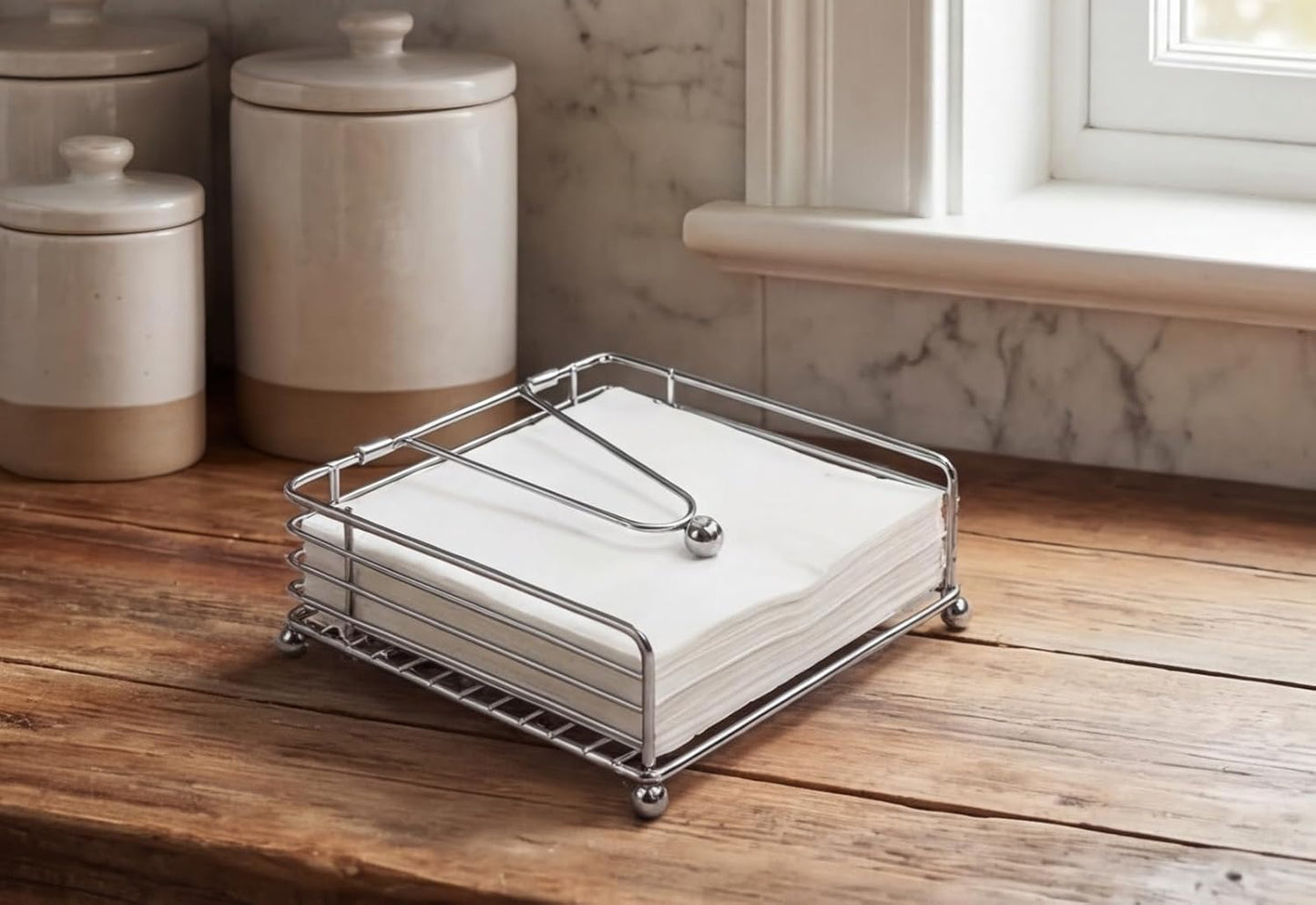 Napkin Holder / Square Cocktail Paper Holder of Elegant