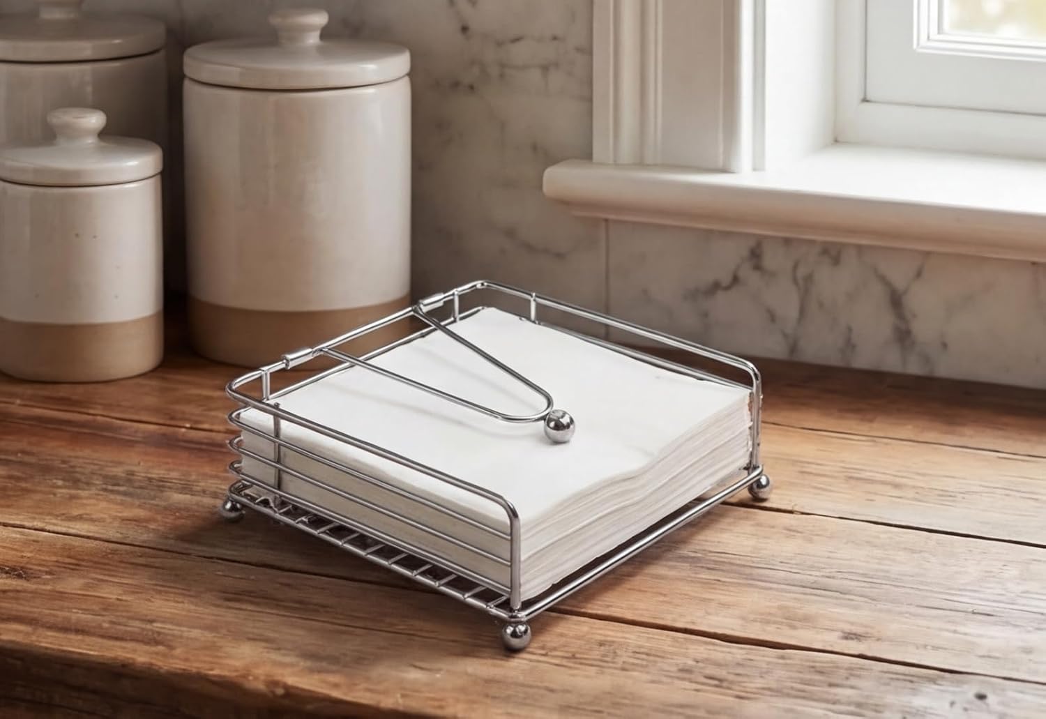 Napkin Holder / Square Cocktail Paper Holder of Elegant