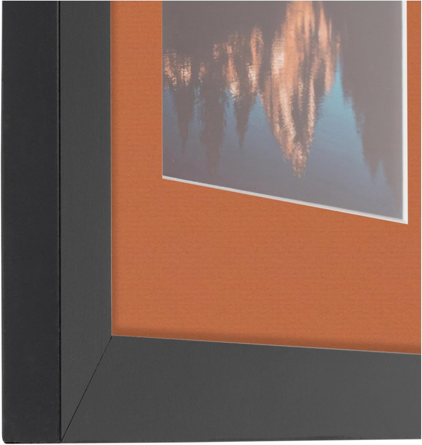 ArtToFrames Collage Photo Frame Double Mat with 3 - 8.5x11 Openings and Satin Black Frame
