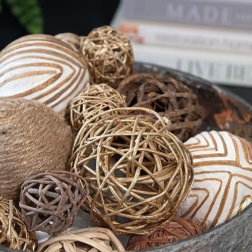 ANDALUCA Decorative Balls Orbs Bag (Gold)
