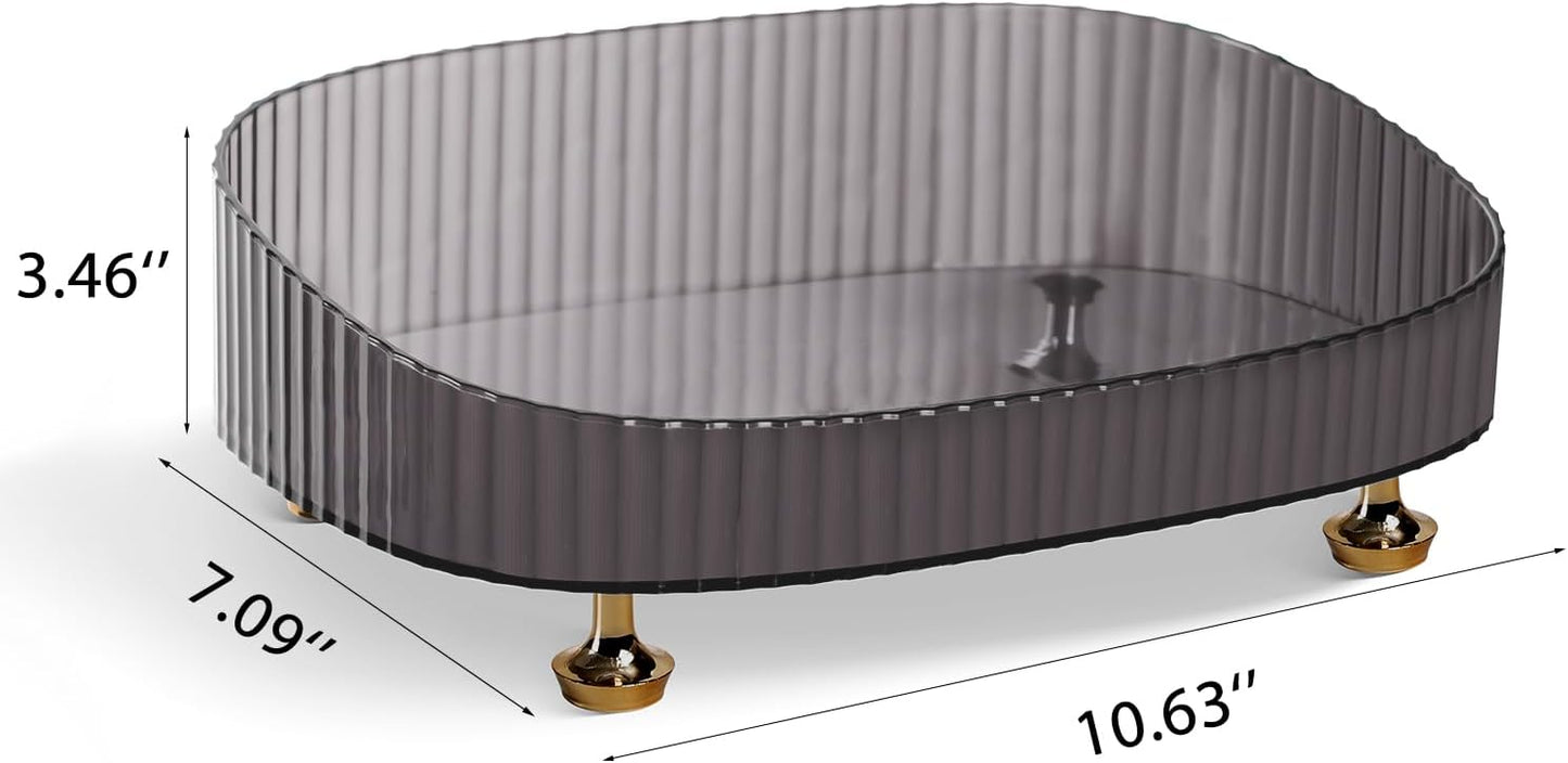 Clear Acrylic Perfume Tray / Black
