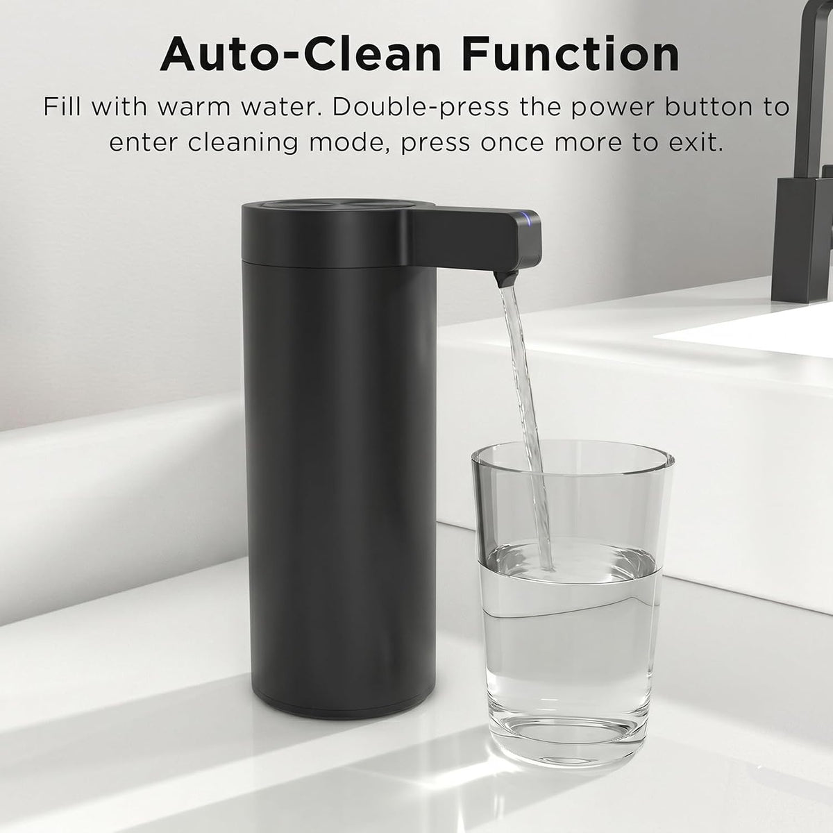 Newise Touchless Automatic Soap Dispenser - 9 oz, USB Rechargeable, Dish Hand Soap Dispenser for Kitchen and Bathroom
