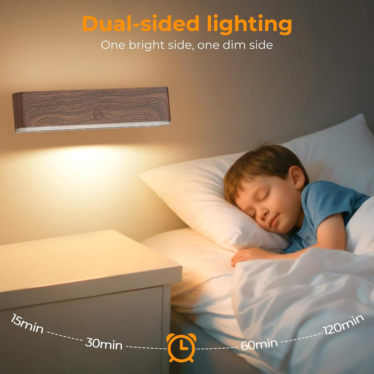 MOITA Magnetic Wireless Battery Operated Wall Sconce, Rechargeable Remote Control & Touch Control Wall Sconces Set of