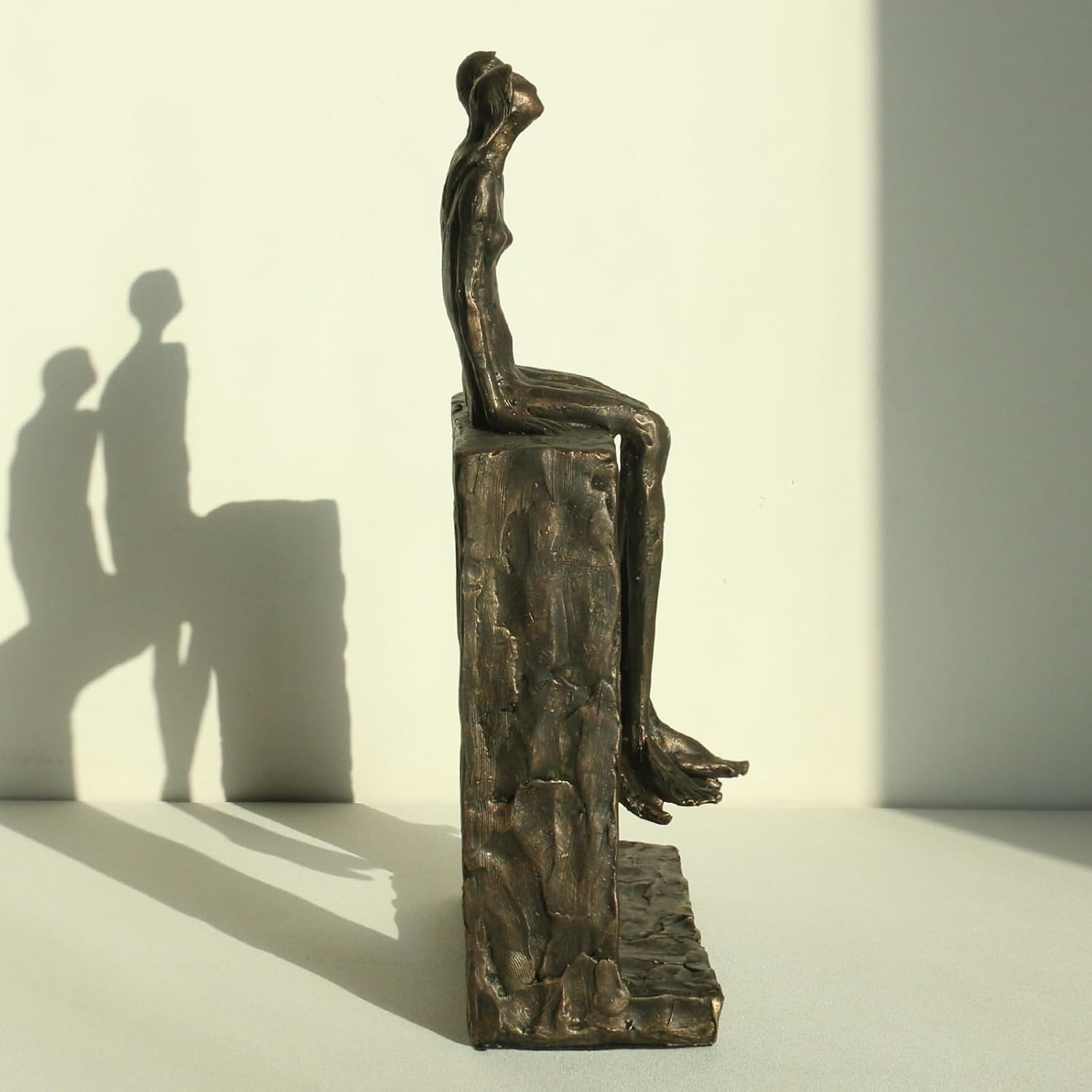 Abstract Couple Statue Home Decor / Bronze