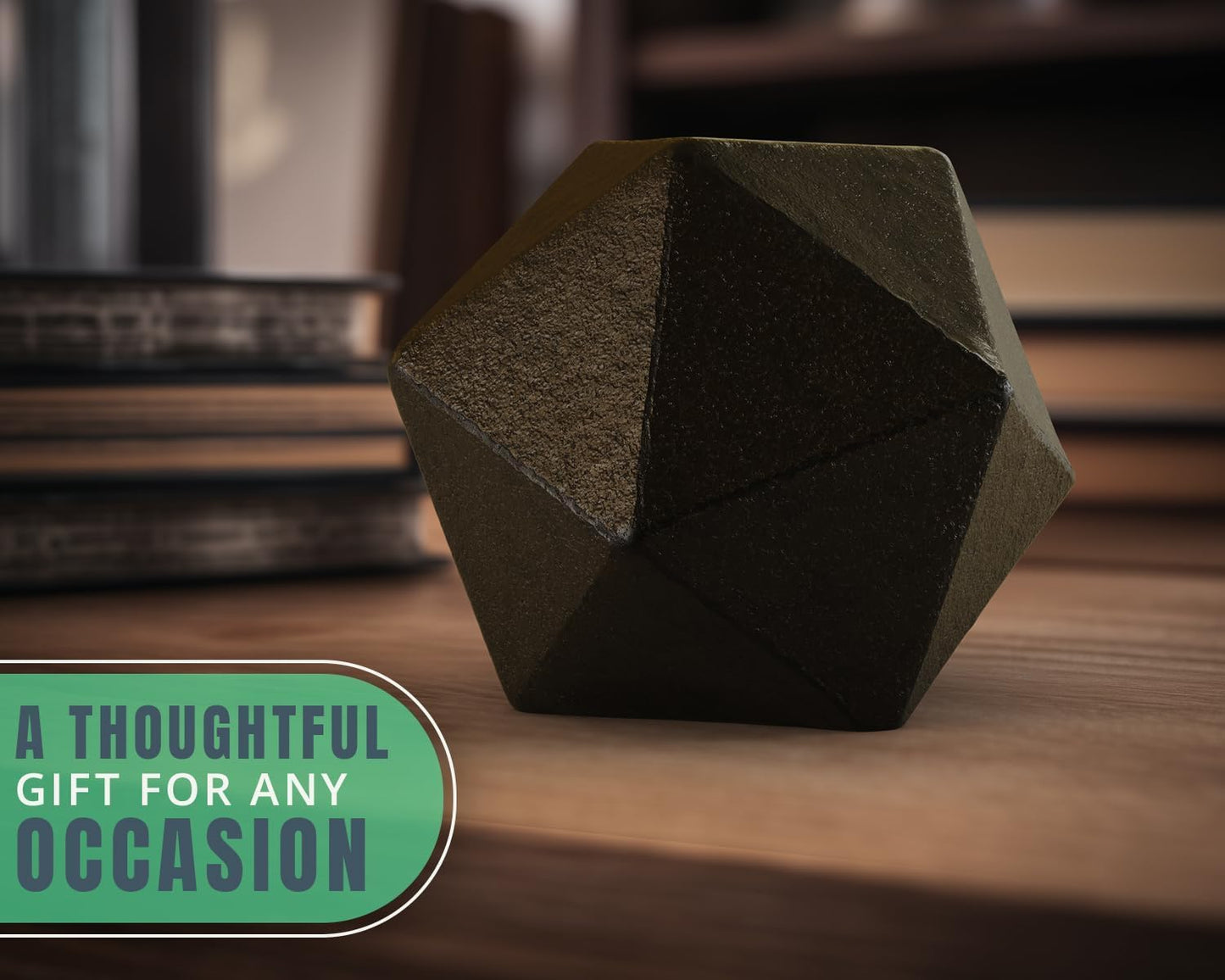 Geometric Paperweight and Book End for Modern Home Decor