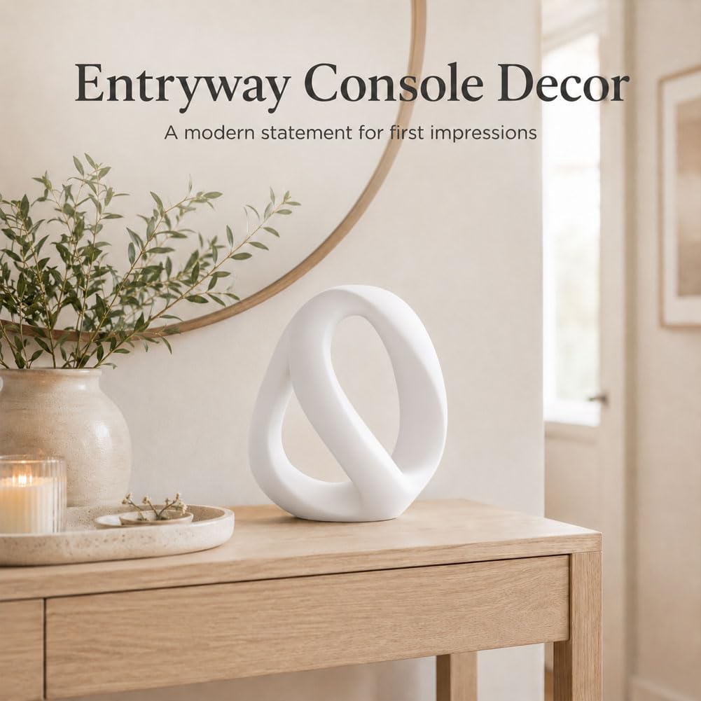 Bookshelf Accent Statue / White